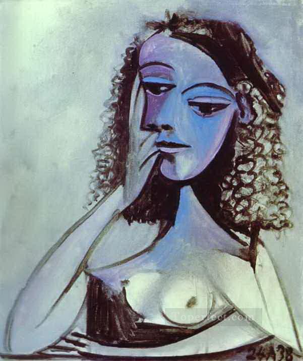 Nusch Eluard 1938 Desnudo abstracto Pintura al óleo